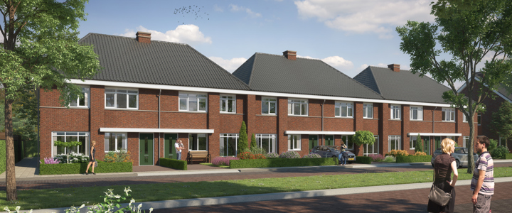 Startsein bouw aardgasvrije en energieneutrale woningen in Spijkenisse